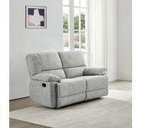 SC FURNITURE LIMITED Grey Fabric Reclining 2 Seater Sofa - Oxford