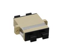 kenable SC MM Duplex Fibre Optic Patch Panel Mount Gland Coupler Multi Mode DX Beige