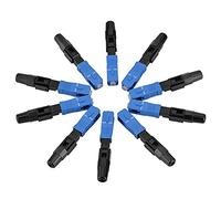 SC Optic Fiber Quick Connector, Bewinner 10pcs/lot SC/UPC Optic Fiber Quick Connector Fast Adapter Single Mode for FTTH/CATV, Widely for Optical Distribution Frame