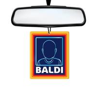 SC Products Baldi Funny Car Air Freshener Bald Joke Gifts for Men | Black Ice Novelty Car Air Freshener Funny Gifts For Men | Rude Secret Santa Gift Mens Stocking Fillers | Christmas Presents For Dad