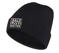 SC Products Baldi Mens Beanie Hat Bald Joke Gifts for Men | Bald Lives Matter Men's Beanie Hats Rude Gifts for Men | Rude Secret Santa Gift Ideas Mens Stocking Fillers | Joke Presents for Dad Grandad