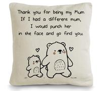 SC Products Cushion Cover Funny Gifts for Mum from Son | 45x45cm Gift For Mom Pillow Case from Daughter | Presents For Mum Gifts for Christmas Mummy Stocking Fillers | Mothers Day Presents for Mam