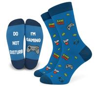 SC Products Do Not Disturb I'm Gaming Socks Age 8-13 | Cotton Rich Gamer Socks Stocking Fillers For Boys Gaming Gifts for Christmas | Gamer Gifts for Boys Stocking Fillers Age 13 and Under