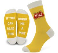 SC Products Funny Gifts for Dad Socks | Cotton Size 6-12 Beer Socks Presents for Dads Stocking Fillers | Christmas Presents For Dad Gifts from Son or Daughter | Fathers Day Present Daddy Gift