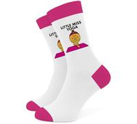 SC Products Little Miss Yoga Socks | Size 4-7 Cotton Funny Socks Yoga Gifts for Women | Novelty Meditation Presents for Her | Secret Santa Gifts For Women Stocking Fillers | Zen Namaste Present