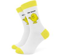 SC Products Mr Baldy Funny Socks Bald Joke Gifts For Men | Size 6-12 Novelty Socks Funny Stocking Fillers for Men | Christmas Presents For Dad Grandad | Rude Secret Santa Gift For Him