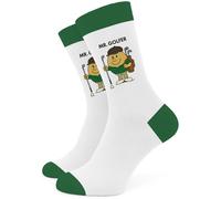 SC Products Mr Golfer Novelty Socks Funny Golf Gifts for Men | Size 6-12 Cotton Golf Socks Funny Gifts for Men | Secret Santa Presents Stocking Fillers for Him | Christmas Presents for Dad Grandad