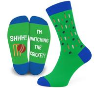 SC Products Novelty Cricket Socks Cricket Gifts for Men Stocking Fillers | Size 6-12 Cotton Rich Funny Socks Criket Gift | Cricketers Christmas Secret Santa Presents for Sport Lovers