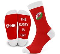 SC Products Novelty Socks Funny Rugby Gifts for Men Stocking Fillers | Size 6-12 Cotton Rugby Socks for England Scotland Wales & Ireland Fans | Sports Gift Men and Boys for Christmas