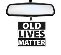 SC Products Old Lives Matter Funny Car Air Freshener Old Age Joke Gifts For Men Gift Ideas For Elderly Woman | Car Accessories Funny Gifts for Men Stocking Fillers Joke Presents Rude Secret Santa Gift