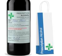 SC Products Prescription Wine Label & Bottle Bag | Wine Bottle Labels Personalised Funny Gifts For Women | Funny Secret Santa Gifts For Women & Men | Joke Presents for Her Christmas Secret Santa Ideas