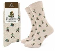 SC Products The Fishless Fisherman Fishing Socks | Size 6-12 Cotton