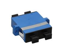 kenable SC SM Duplex Fibre Optic Patch Panel Mount Gland Coupler Single Mode DX Blue