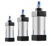 SC Standard Air Cylinder SC32/40/50/63mm Bore Small Pneumatic Cylinder Piston 25/50/75/100/150/200/250/300/350/400/500mm Stroke(25mm Stroke,SC32)