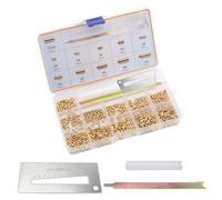 Sc1/Sc4 for Schlage Rekey Kits Bottom Pins #0 to #9 and Top Pin Each 50. - DIY Rekeying Solution for Enhanced Security, Kit Contains Removal Tool, Follower, Gauge