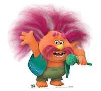 STAR CUTOUTS SC1506 King Peppy Trolls Perfect for Parties and Fans Height Width 74cm, Solid, Multicolour, Regular
