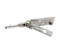 SC20 2 in 1 Lock Pick and Decoder, Home Door Civil Lock Picking and Key Reader, Professional Lock-Smith Tool