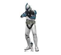 SC4284 - Star Cutouts Phase 1 Clone Trooper Lifesize Cardboard Cutout - Star Wars Theme - With Mini - Great for parties, decorations and gifts