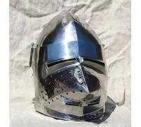 SCA HNB Helmet Steel Medieval Combat Bascinet Helmet Pig Face Helmets