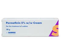 Scabies Treatment - Sandoz Permethrin 5% Cream 30g