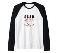 Scad Heart Beats T-Shirt Survivor Heart Attack Awareness Raglan Baseball Tee