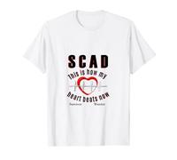 SCAD Heart Beats T-Shirt Survivor Heart Attack Awareness T-Shirt