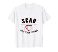 SCAD T-Shirt Female Heart Attack Awareness Survivor T-Shirt