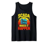 Scada Makes It Happen Automation Control Engineer Tank Top