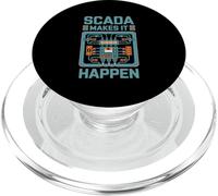 Scada Makes It Happen Industrial Automation Tech PopSockets PopGrip for MagSafe