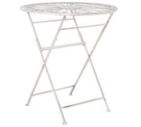 Bistro Table SCAFA 70 cm 70 cm Metal White
