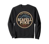 Scafell Pike 978m Lake District Cumbria England Fell Walking Sweatshirt