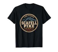 Scafell Pike 978m Lake District Cumbria England Fell Walking T-Shirt