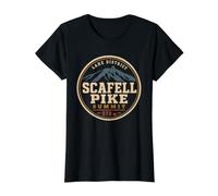 Scafell Pike 978m Lake District Cumbria England Fell Walking Value Graphic T-Shirt