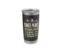Scafell Pike Mount Snowdon UK Peaks Summit Hiking Challenge Stainless Steel Insulated Tumbler