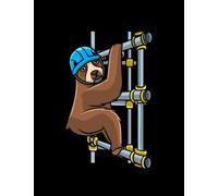 Scaffolder Scaffolder Sloth Scaffolding Amazing Design Notebook: Journal Gift 100 Pages - 8.5 x 11 In