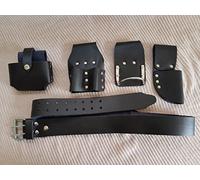 Scaffolding Black Strong Leather BBI Double Spanner Frogs & Hammer Holder New Quality Edition