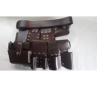Scaffolding Leather Tool Belt | Full Tools Set Leather Frog Pouch | Leather Double Spanner Frog | Level Holder | Tape Holder | 2" Leather Tools Belt