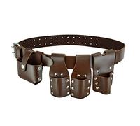Scaffolding Leather Tools Belt Brown Leather Full Tools Pockets Pouches Level Tape Holder