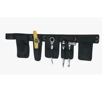 Scaffolding Nylon Black Tool Belt.- 8 Toolset in 1 Belt Safety Rings for Lanyard