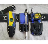 Scaffolding Tools Belt - Blue Nylon Padded Light Weight Extra Comfort with 3 PCS Toolset