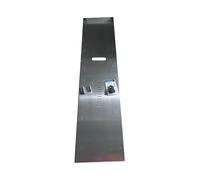 Scaffs UK Heavy Duty Ladder Guard Panel with Locking Plate | Anti-Climb Scaffold Ladder Barrier | Galvanised Steel Site Safety Guard | Prevent Unauthorised Access