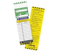 Scafftag by Brady Laddertag Status Insert Pack - 10 Safety Inserts for Ladder Inspection and Compliance