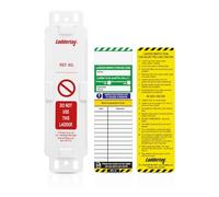 Scafftag LAD-GB-EITH-L12-A Laddertag Tag Kit, Polycarbonate/Polypropylene, 10 holders, 10 status inserts, 1 permanent marker pen