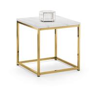Scala Marble Effect Gold Lamp Table Gold