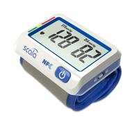 scala SC 6027 NFC Digital Wrist Blood Pressure Monitor with Data Transfer and Data Management with App and App with Voice Output in 15 Languages