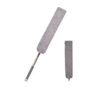 Scalable And Extendable Gap Dust Collector Suitable For Under Bed Sofa Refrigerator Household Cleaning Tools Reusable (1.4 m+2 x Replacement Cloth)