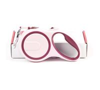 Scalable dog leash, 16.4 feet, suitable for dogs weighing up to 20 kilograms. Automatic telescopic, wear-resistant, sturdy and non winding rope.