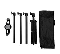 Scalable Tripod with 360 Degree Rotation, Adjustable Aluminum Alloy Stand for 7-12in Phone Tablet, Height Adjustable from 21.7 to 57.1 Inches for Vlogging and Video Calls