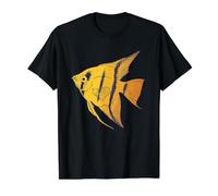 Scalar Tropical Fish Aquarium Holder Cichlid Fish Value Graphic T-Shirt, Men, Black, L