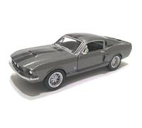 Scale 1/38 1967 Ford Shelby Mustang GT-500 diecast car Grey